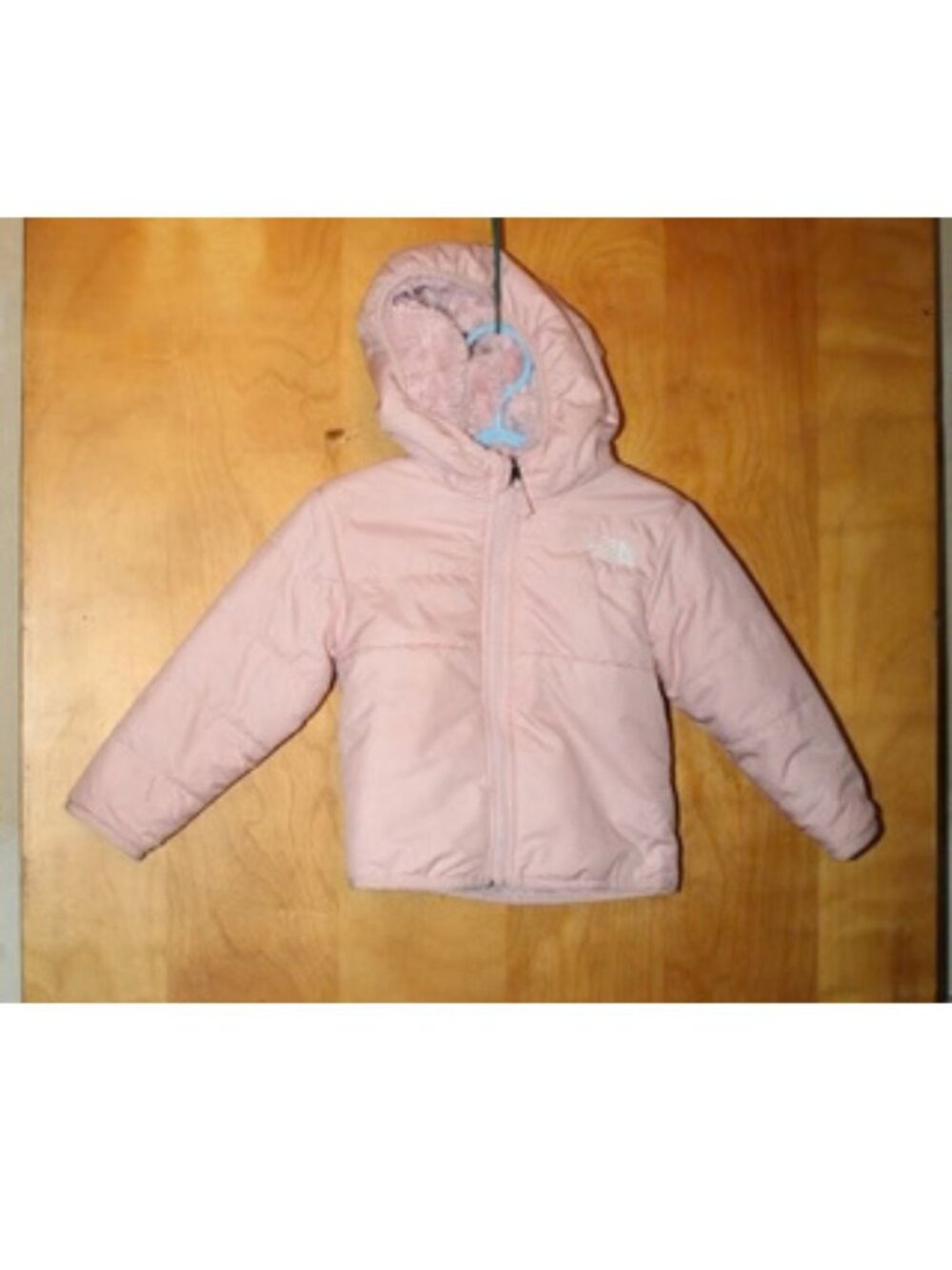 The North Face Pink Hooded Puffer PInk SZ 6-12 months
